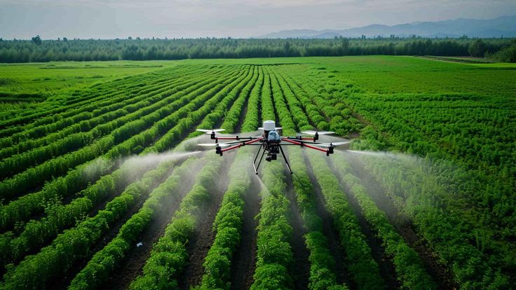 Drone spraying
